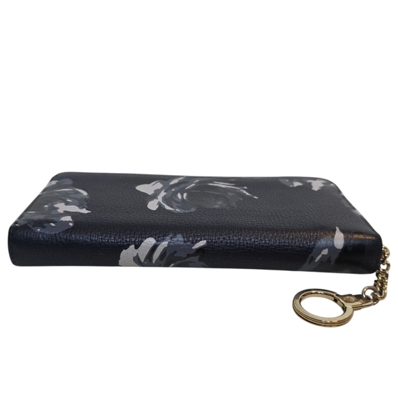 Kate Spade Neda Briar Lane Night Rose Wallet - Navy Blue Calf Leather - Picture 4 of 5